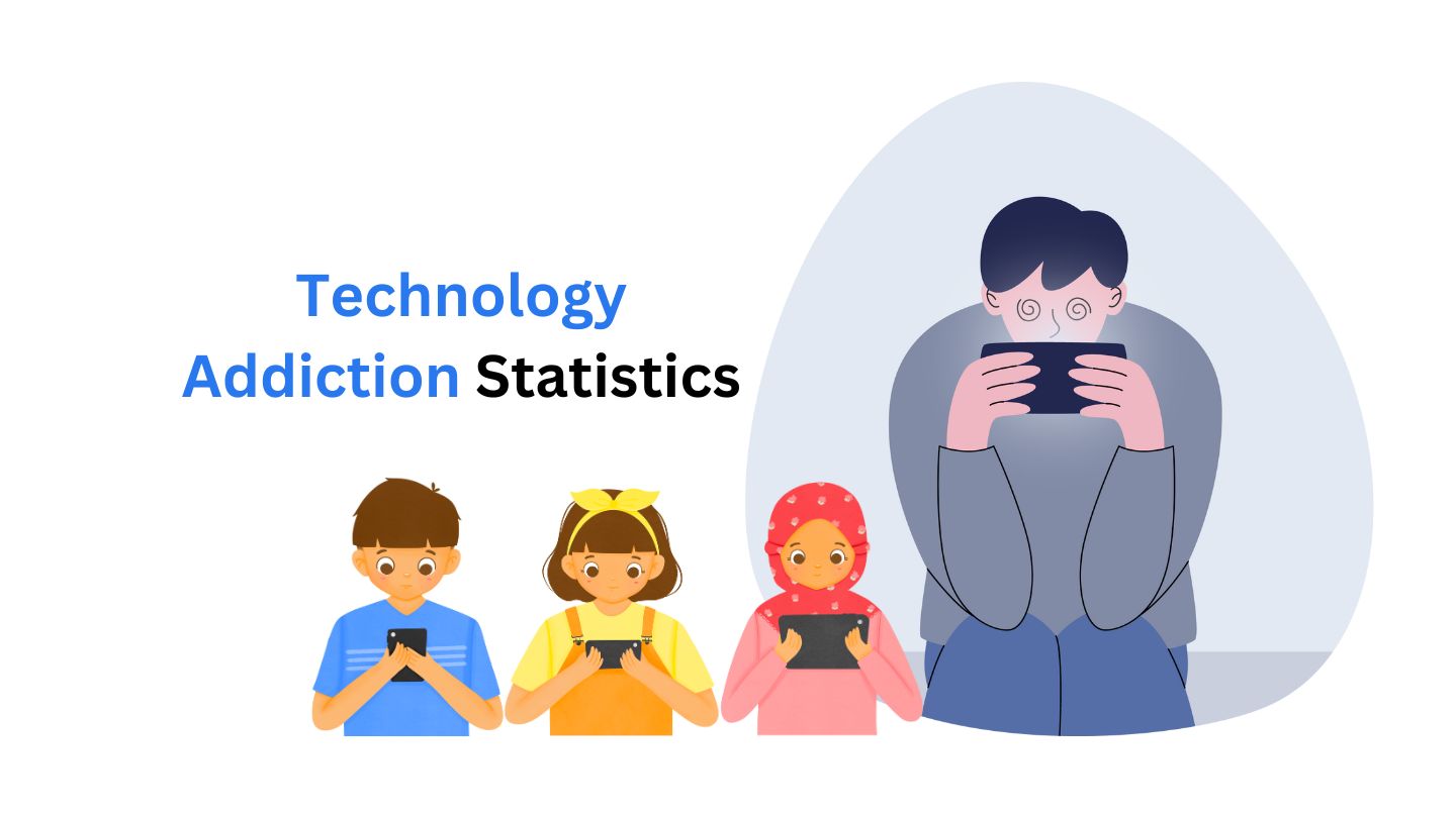 Technology Addiction Statistics By Age, Online Gambling, Effects and Facts