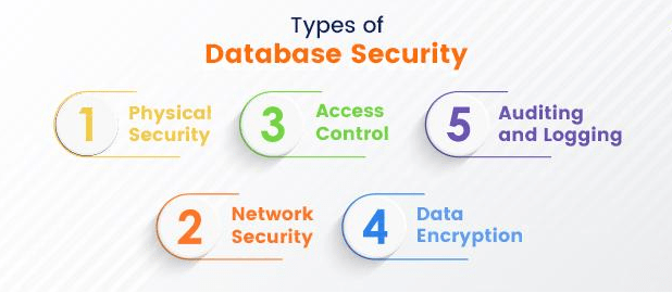 Types of database security